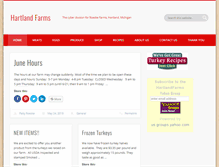Tablet Screenshot of hartlandfarms.com